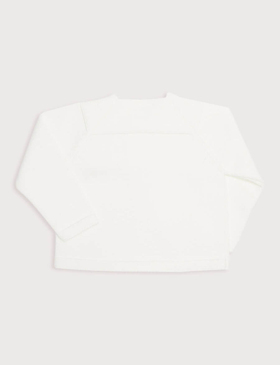 Boys Celebration Cardigan Ivory (2-8yrs) Knitwear from Pepa London