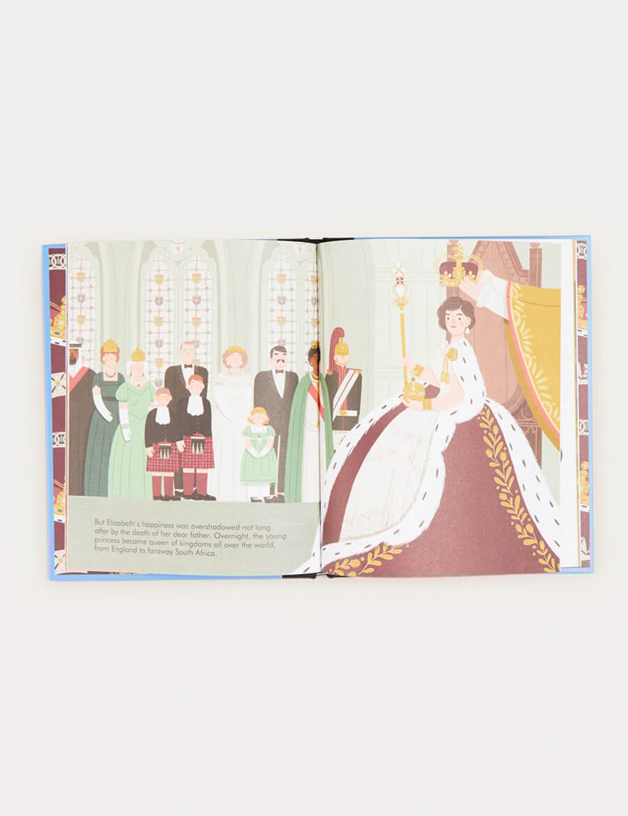 Little People, Big Dreams - Queen Elizabeth Book in Blue BOOKS from Pepa London