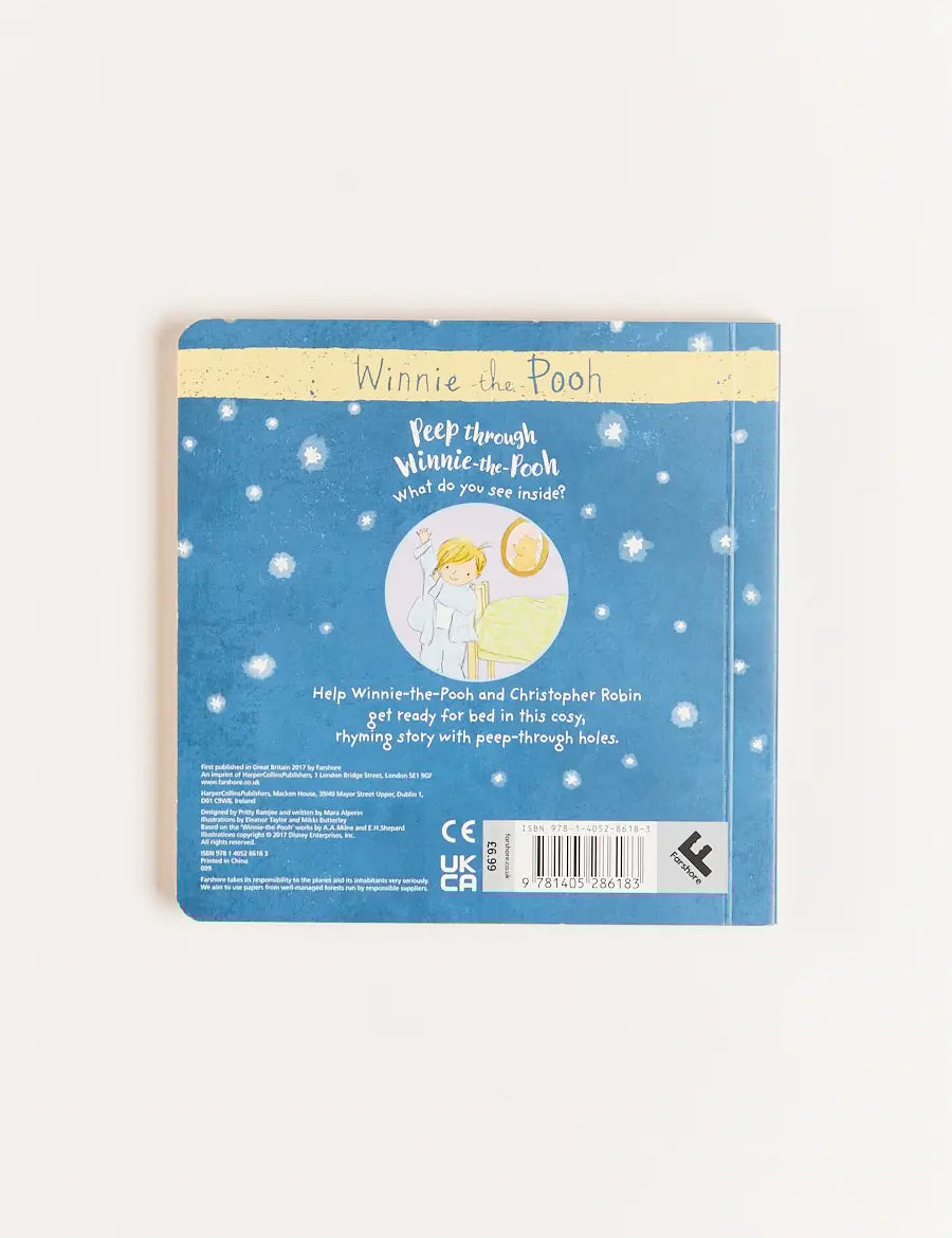 Goodnight Winnie Pooh Book in Navy Books from Pepa London