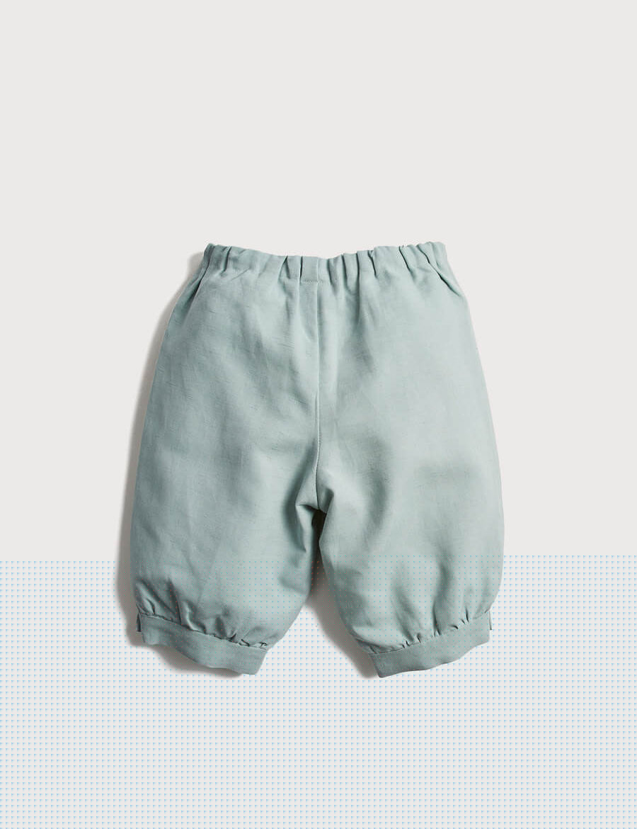 Teal Linen Pageboy Knickerbockers (12mths-10yrs) Trousers from Pepa London