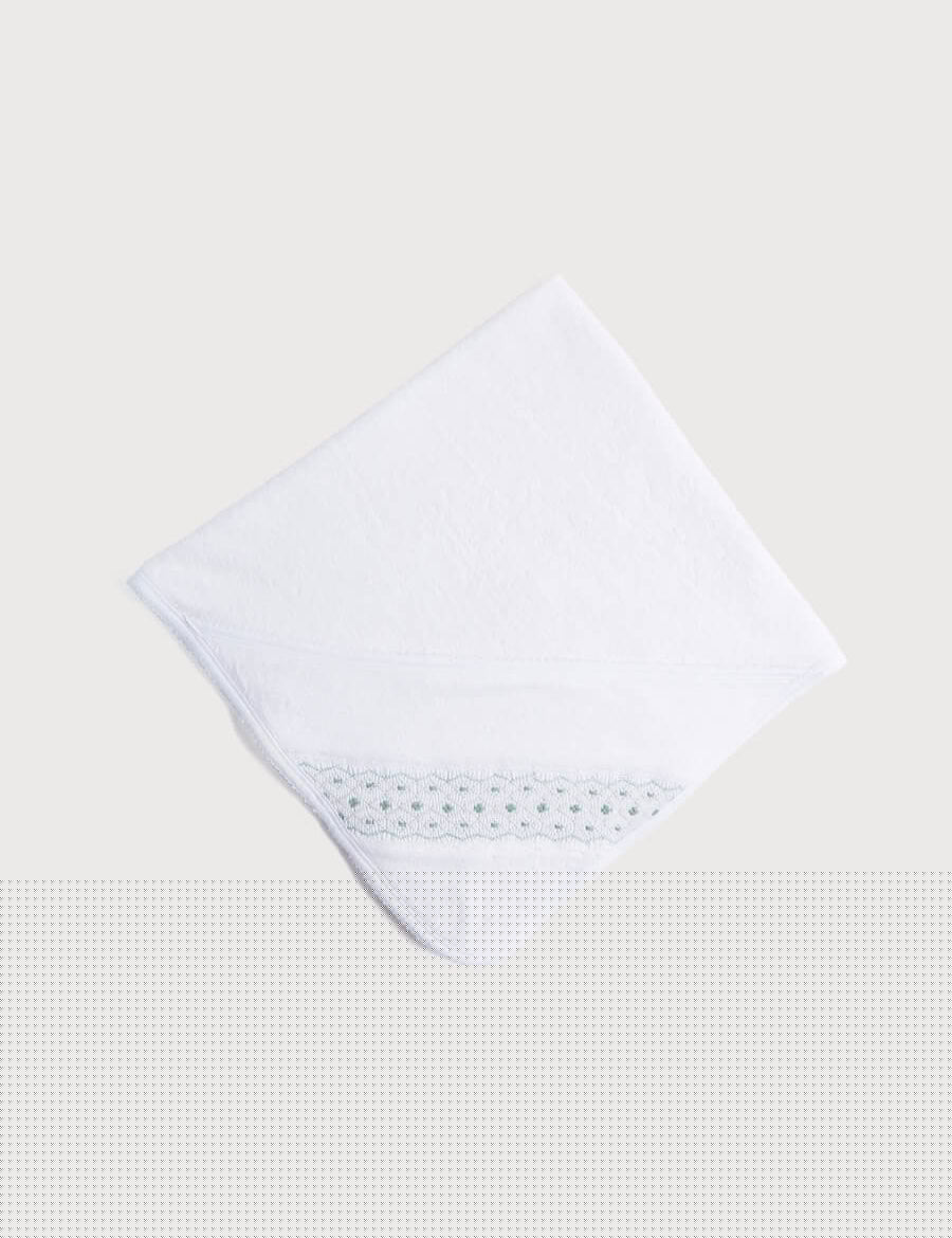 Green Hand Smocked Towel Accessories from Pepa London