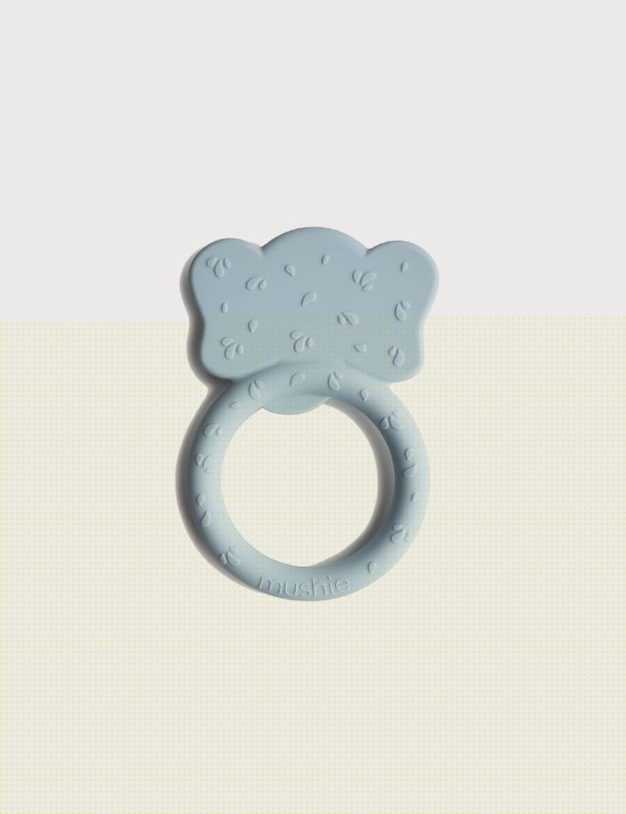 Elephant Teether in Blue Accessories from Pepa London