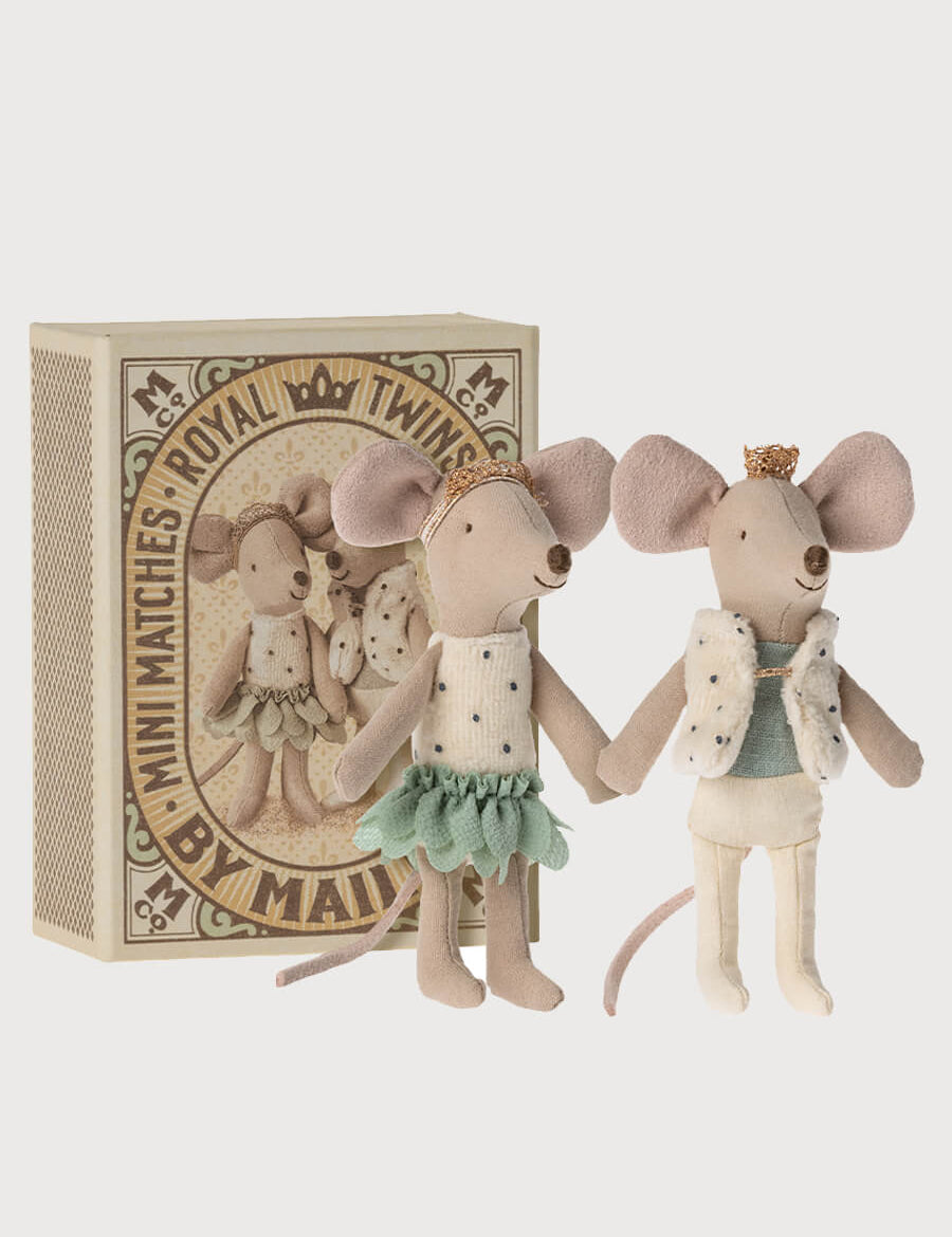 Royal Twin Mice in Matchbox Toys  from Pepa London