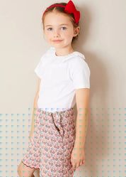 Piculina Trim Top in White (2-10yrs) Tops & Bodysuits from Pepa London