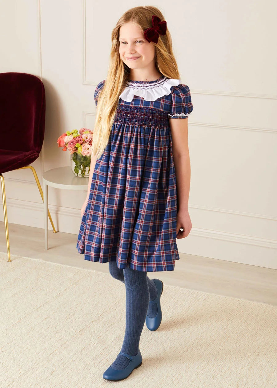 Ribbed Tights in Denim (0mths-10yrs) Tights from Pepa London