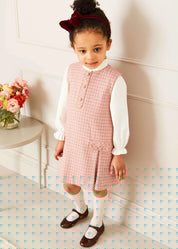 Light Pink Ribbed Knee-High Socks (3mths-10yrs) Socks from Pepa London