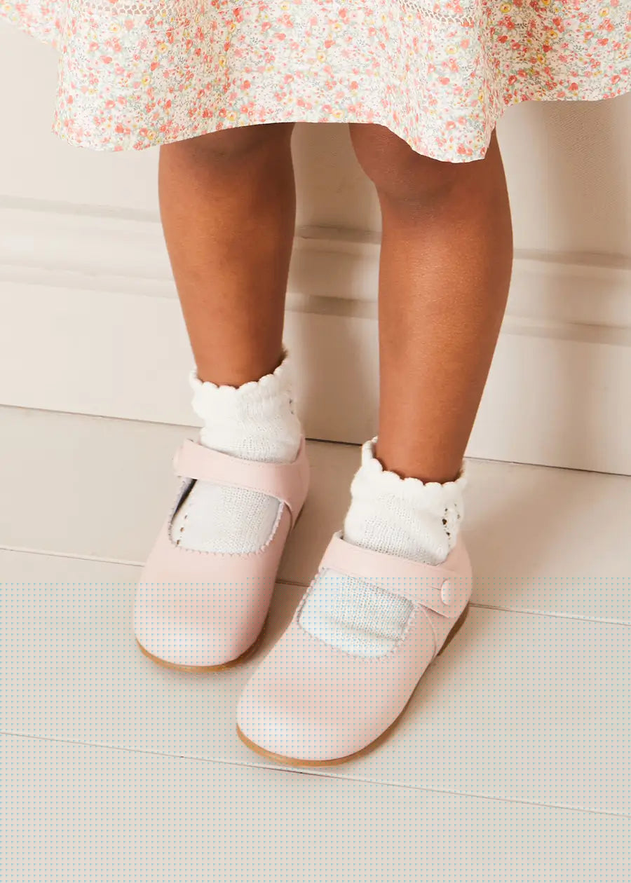 Mary Jane Baby Shoes in Pink (20-26EU) Shoes from Pepa London