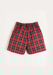 Belgravia Tartan Shorts in Red (4-10yrs) Shorts  from Pepa London