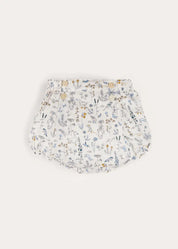 Ellis Floral Bloomer in Blue Made with Liberty Fabric (1m-3yrs) BLOOMER from Pepa London