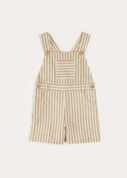 Holland Striped Pocket Front Dungarees in Green (18mths-4yrs) DUNGAREES from Pepa London