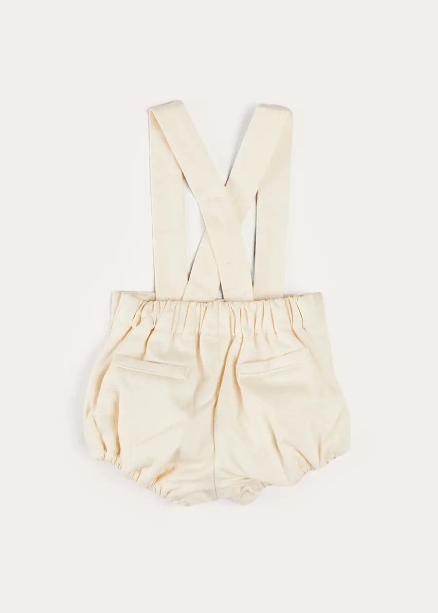 Plain Bloomers With Braces in White (6mths-2yrs) BLOOMER from Pepa London