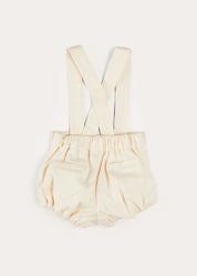 Plain Bloomers With Braces in White (6mths-2yrs) BLOOMER from Pepa London