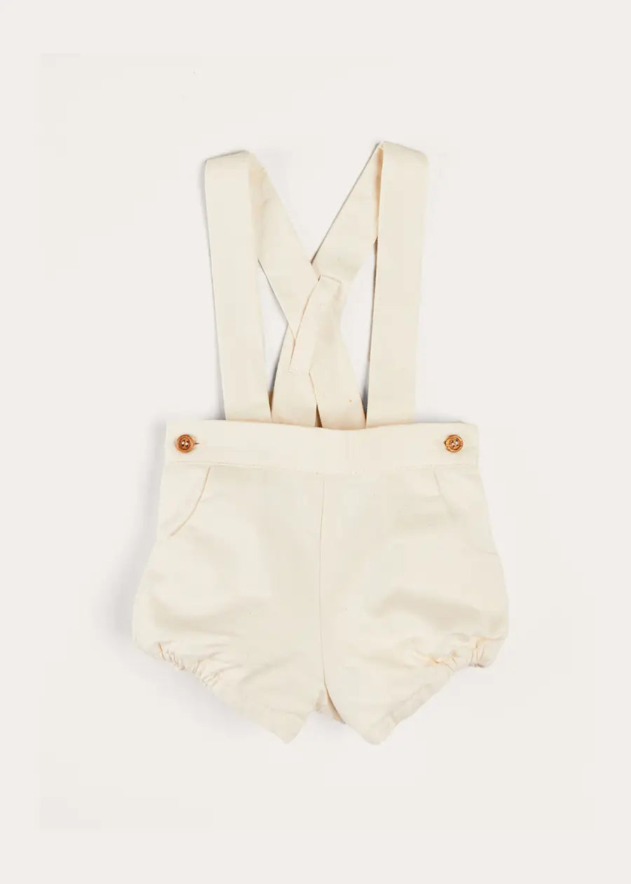 Plain Bloomers With Braces in White (6mths-2yrs) BLOOMER from Pepa London