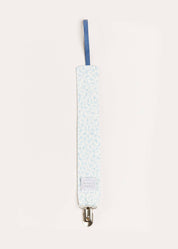 Elsie Floral Print Dummy Clip in Blue Accessories  from Pepa London