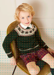 Belgravia Tartan Shorts in Red (4-10yrs) Shorts  from Pepa London