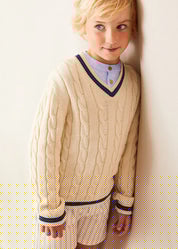 The Brompton Striped Shorts Boy Look Look from Pepa London