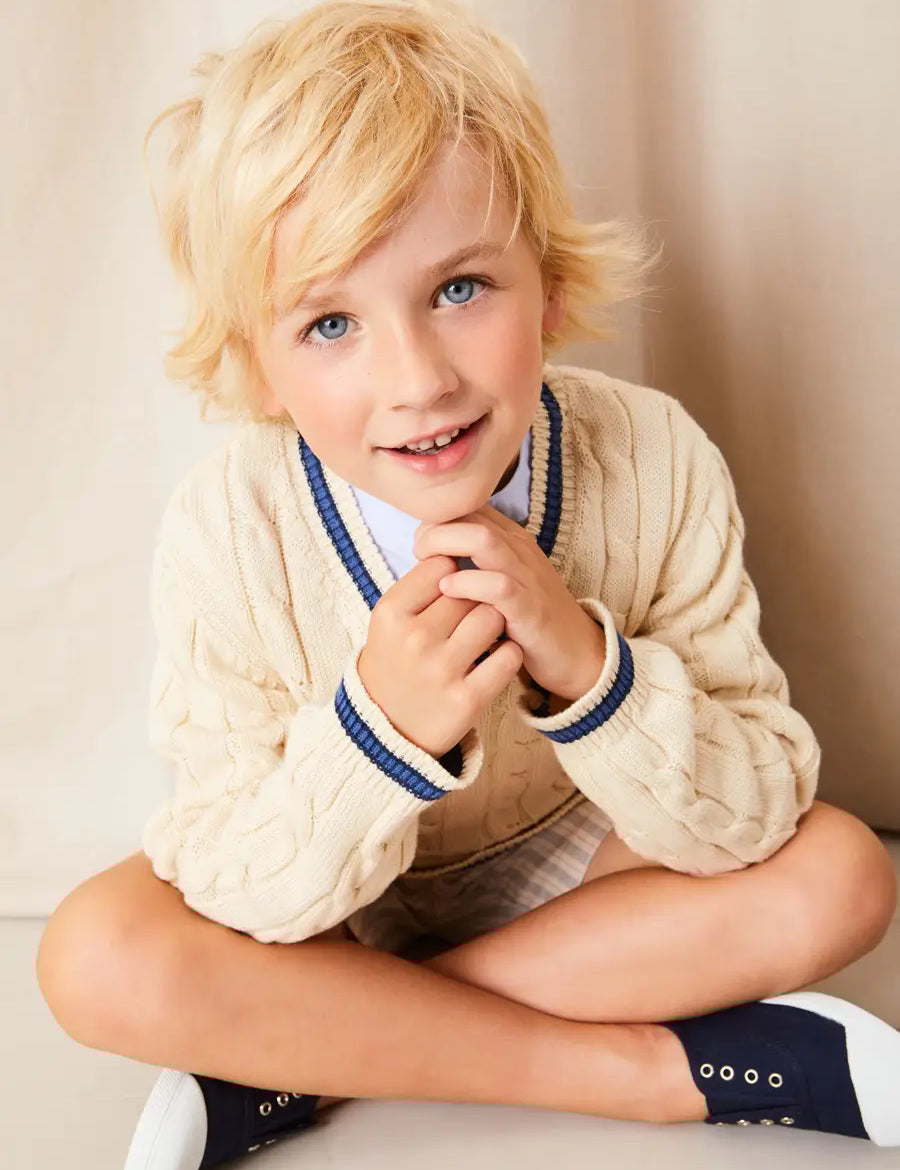 The Brompton Striped Shorts Boy Look Look from Pepa London