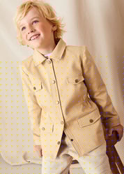 Plain Pocket Detail Trousers in White (4-10yrs) TROUSERS from Pepa London