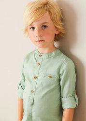 The Green Linen Short Boy Look Look from Pepa London