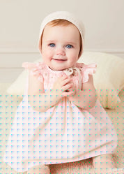 Hand Smocked Sleeveless Dress With Bloomers in Pink (1-12mths) DRESSES from Pepa London