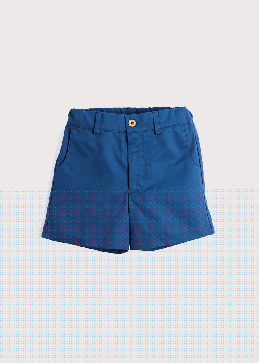 Classic Smart Shorts in French Blue (4-10yrs) Shorts  from Pepa London