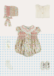 The Clementine Romper Baby Girl Look Look from Pepa London