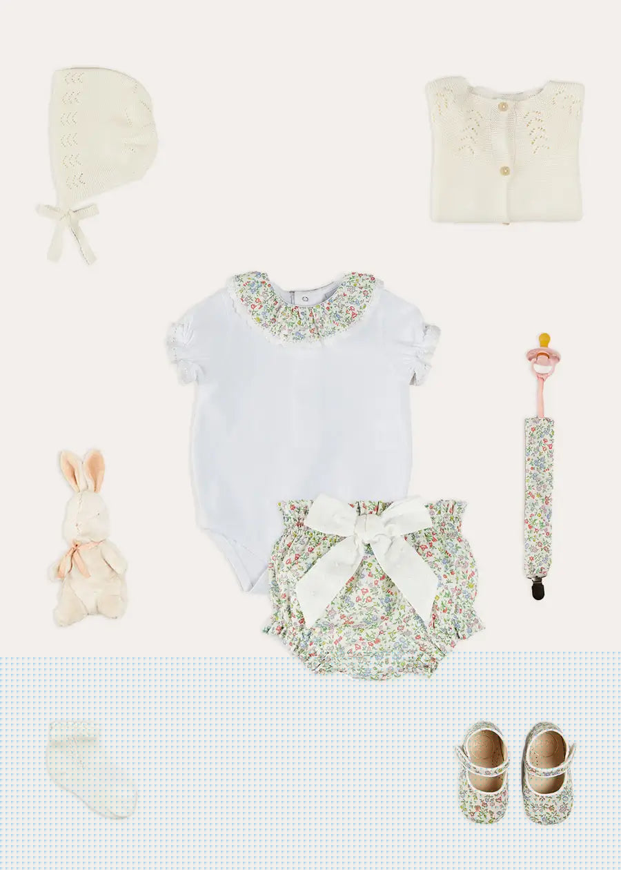 The Cordelia Bodysuit Baby Girl Look Look from Pepa London