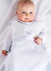 Blue Sleeping Bag with Rocking Horse Detail Accessories  from Pepa London