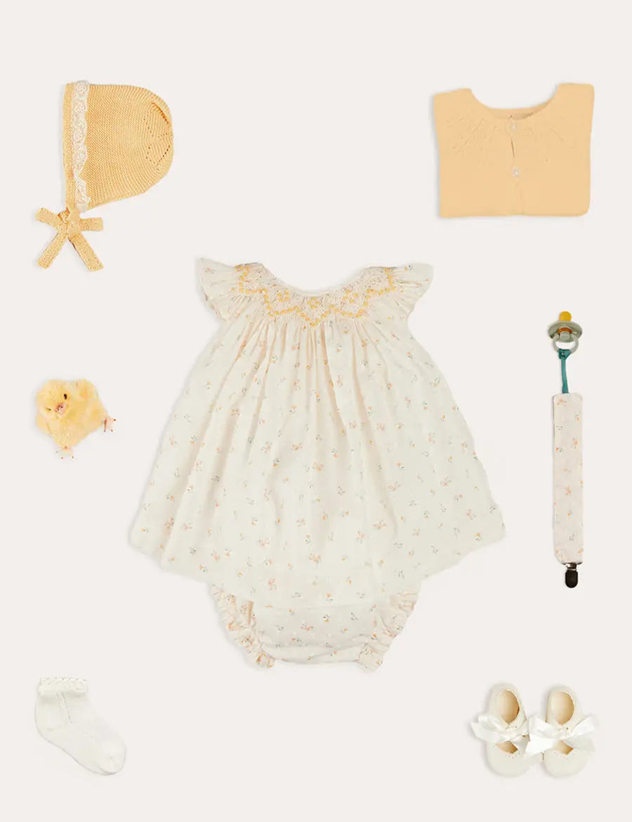 The Esme Dress Newborn Look Look from Pepa London