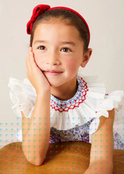 Plain Linen Hairband in Red HAIR ACCESSORIES from Pepa London