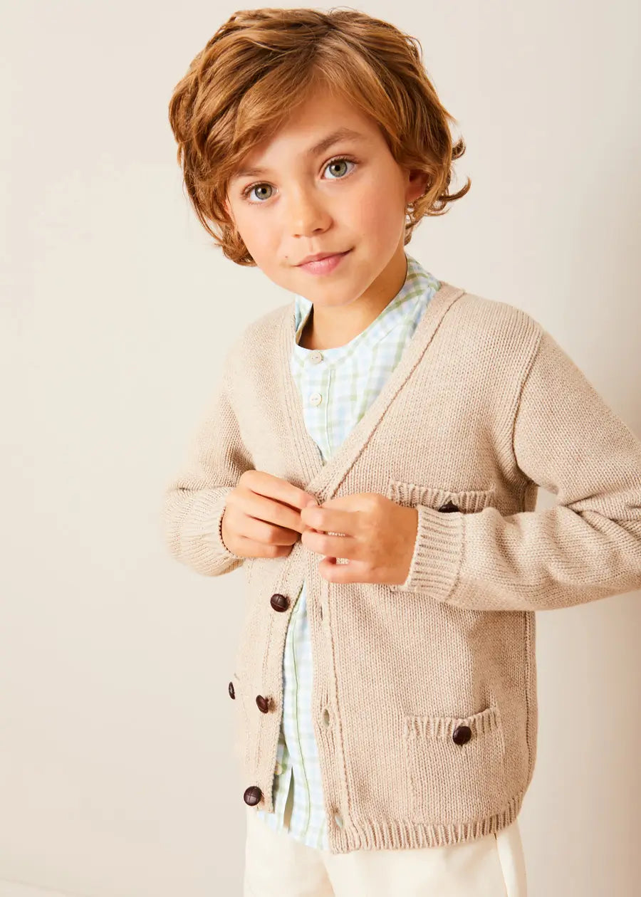 Plain Cotton Shorts in White (4-10yrs) SHORTS from Pepa London