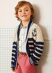 Plain Linen Shorts in Red (4-10yrs) Shorts  from Pepa London