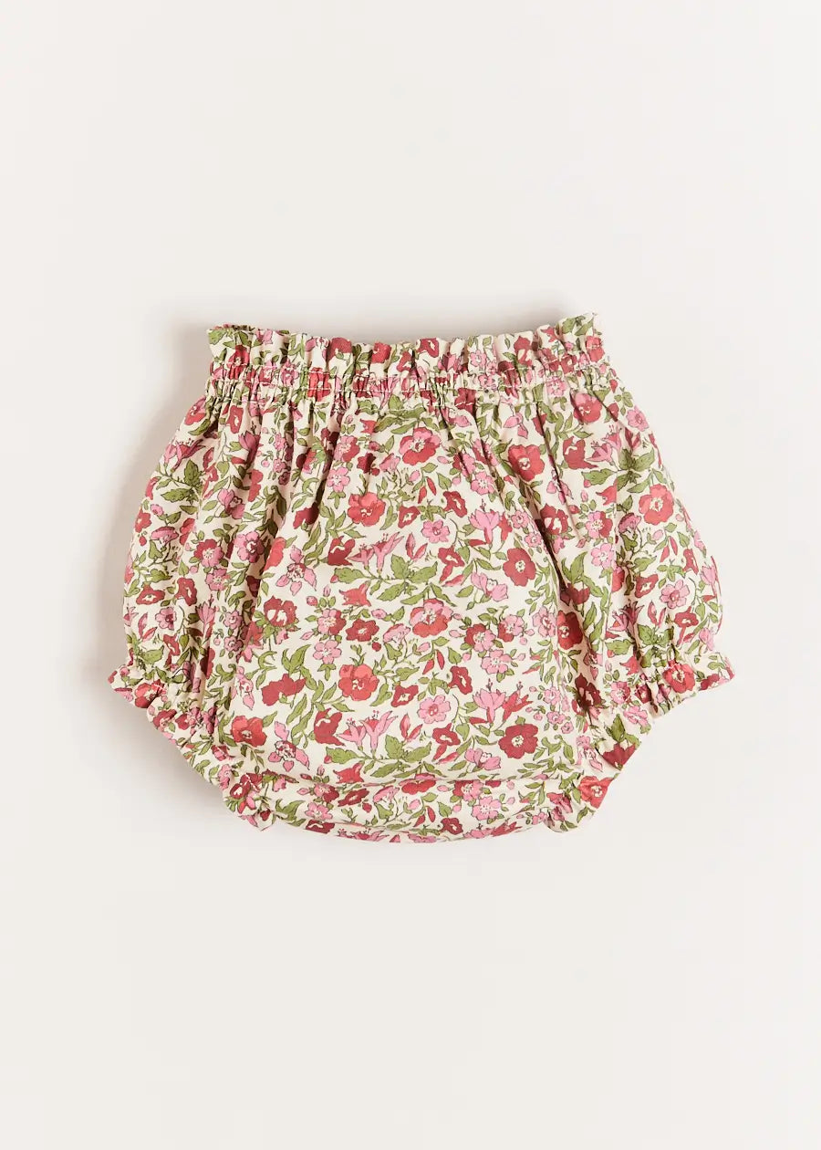 Daphne Floral Bloomers in Pink (3mths-2yrs) Bloomers  from Pepa London