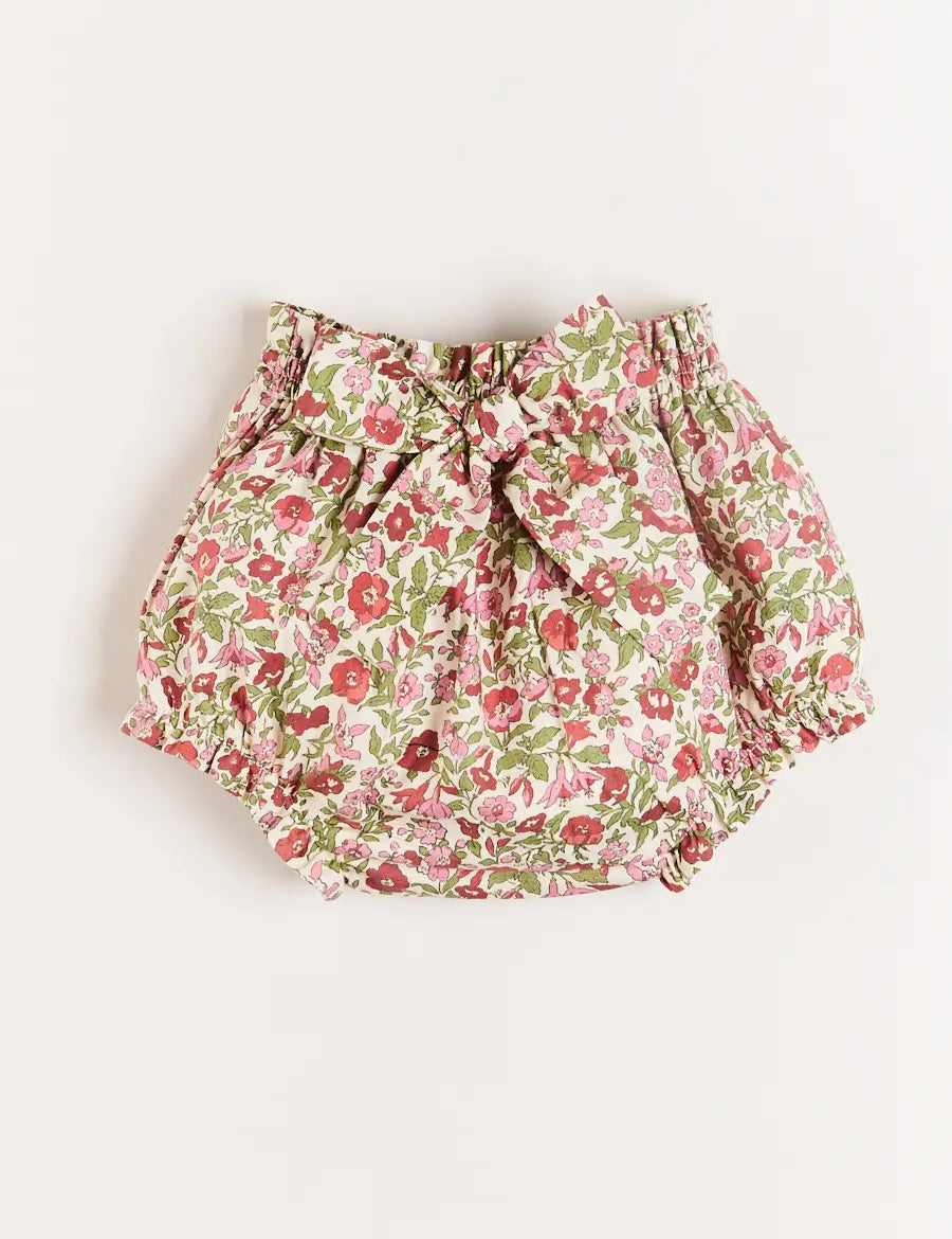 Daphne Floral Bloomers in Pink (3mths-2yrs) Bloomers  from Pepa London
