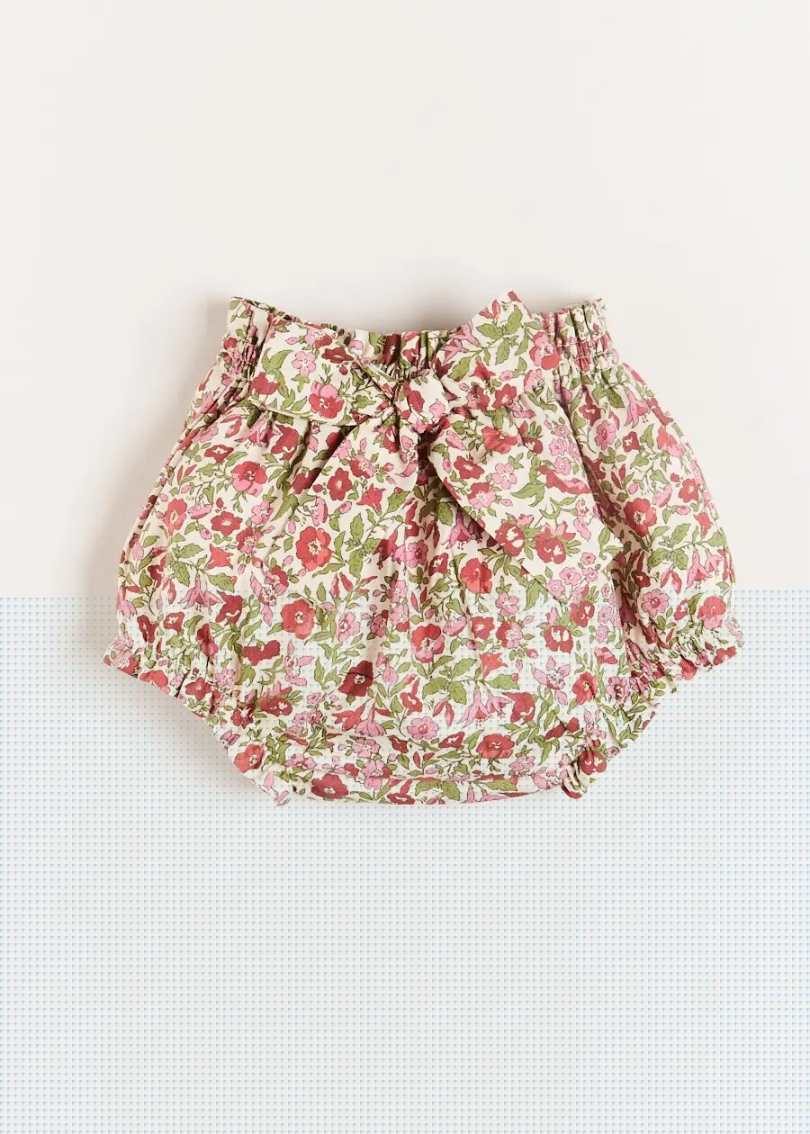 Daphne Floral Bloomers in Pink (3mths-2yrs) Bloomers  from Pepa London