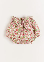 Daphne Floral Bloomers in Pink (3mths-2yrs) Bloomers  from Pepa London