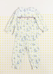 Toile Ruffle Collar Pyjamas in Blue (18mths-10yrs) Nightwear  from Pepa London