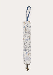 Ellis Dummy Clip in Blue Made with Liberty Fabric ACCESSORIES from Pepa London