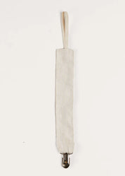 Waterford Striped Dummy Clip in Beige ACCESSORIES from Pepa London