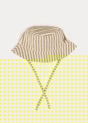 Holland Striped Sun Hat in Green (XS-M) ACCESSORIES from Pepa London