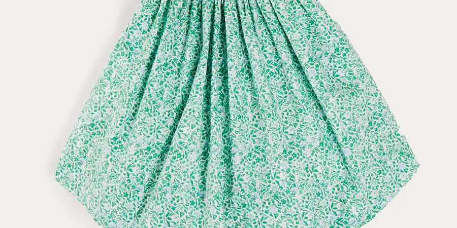 Adelaide Floral Hand Smocked Sleeveless Dress With Bloomers in Green (3mths-3yrs) DRESSES from Pepa London