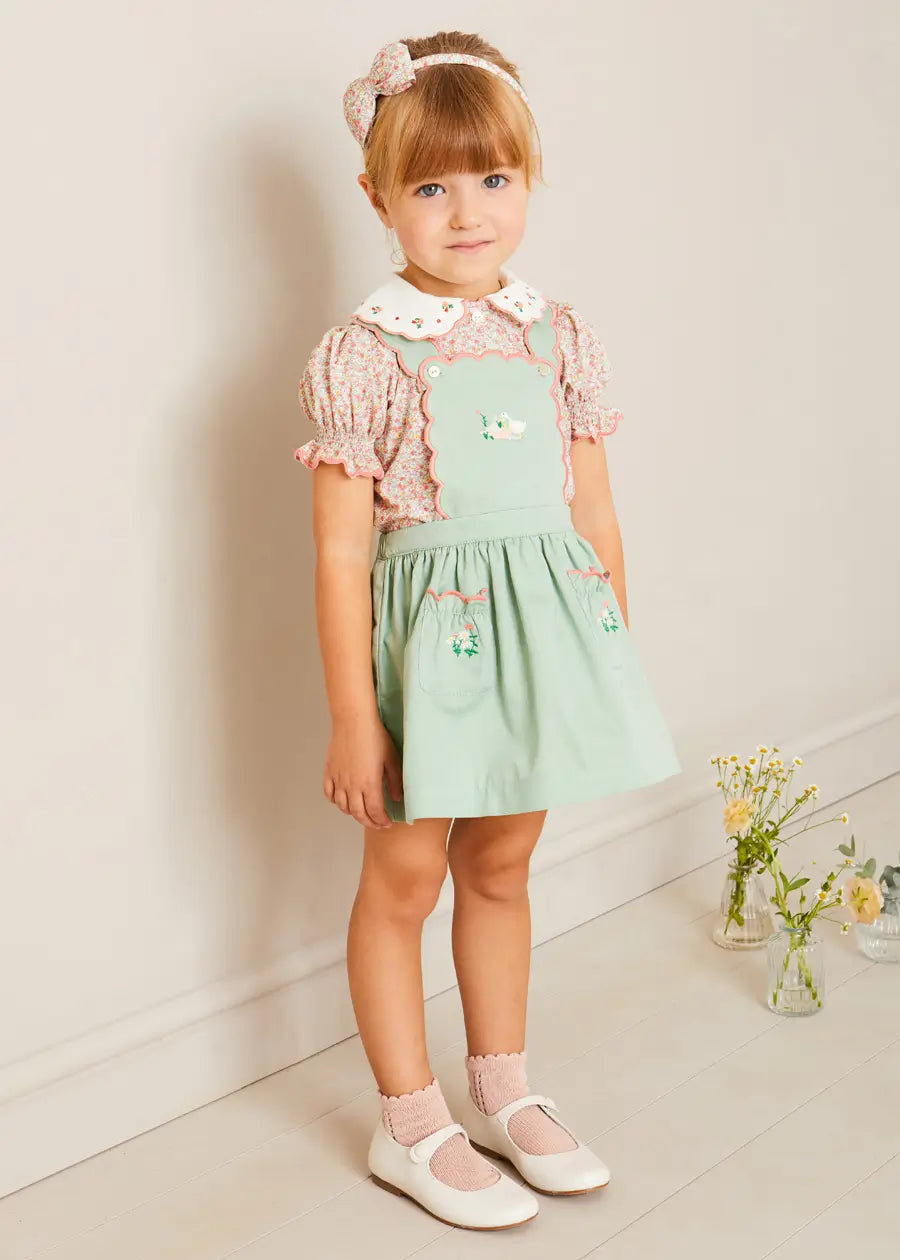 Mabel Floral Hairband in Coral HAIR ACCESSORIES from Pepa London