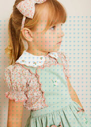 Mabel Floral Hairband in Coral HAIR ACCESSORIES from Pepa London