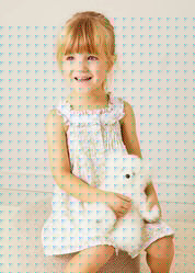 Clara Floral Frill Trim Night Dress in Green (18mths-10yrs) NIGHTWEAR from Pepa London