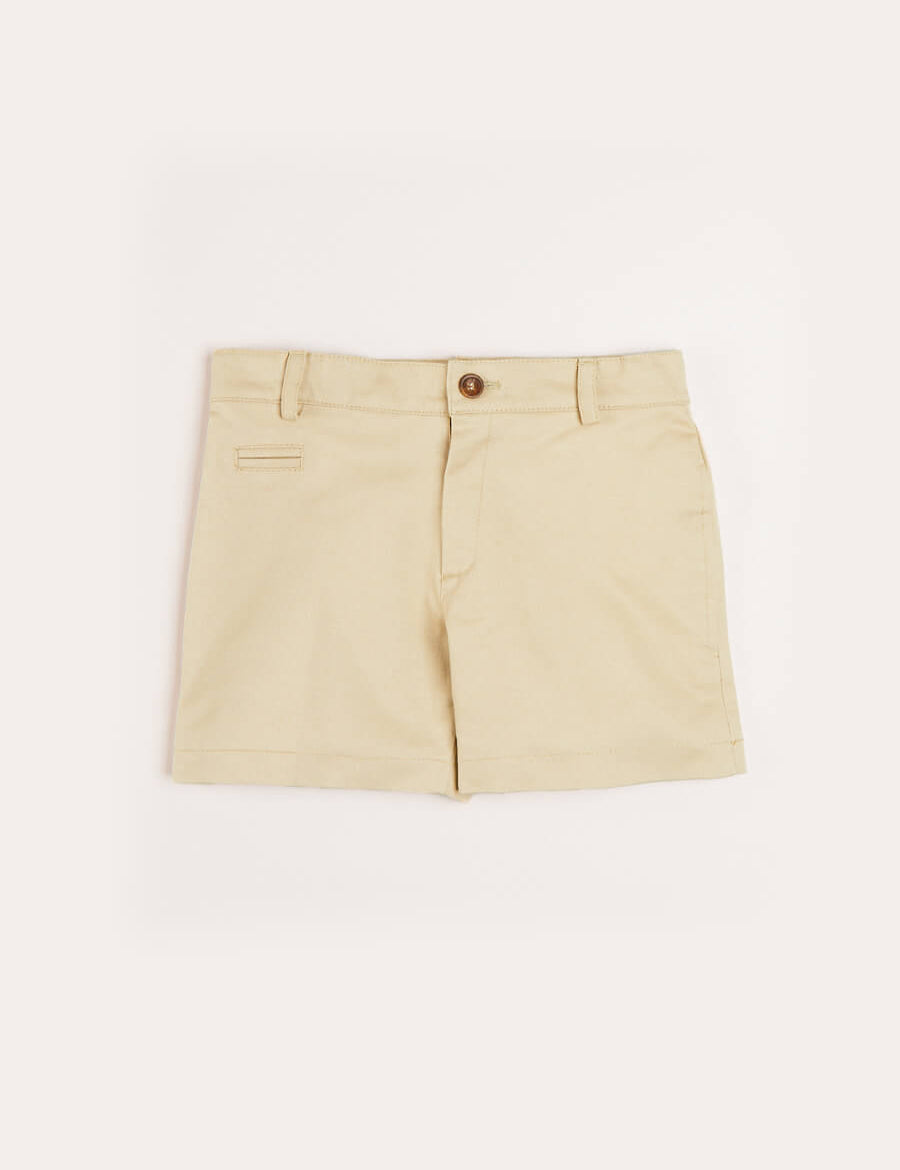 Plain Chino Shorts in Camel (4-10yrs) Shorts  from Pepa London