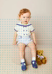 The Regency Stripe Two Piece Set Baby Boy Look Look from Pepa London