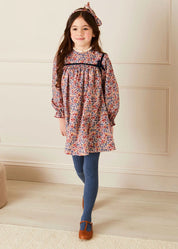 Ribbed Tights in Denim (0mths-10yrs) Tights from Pepa London