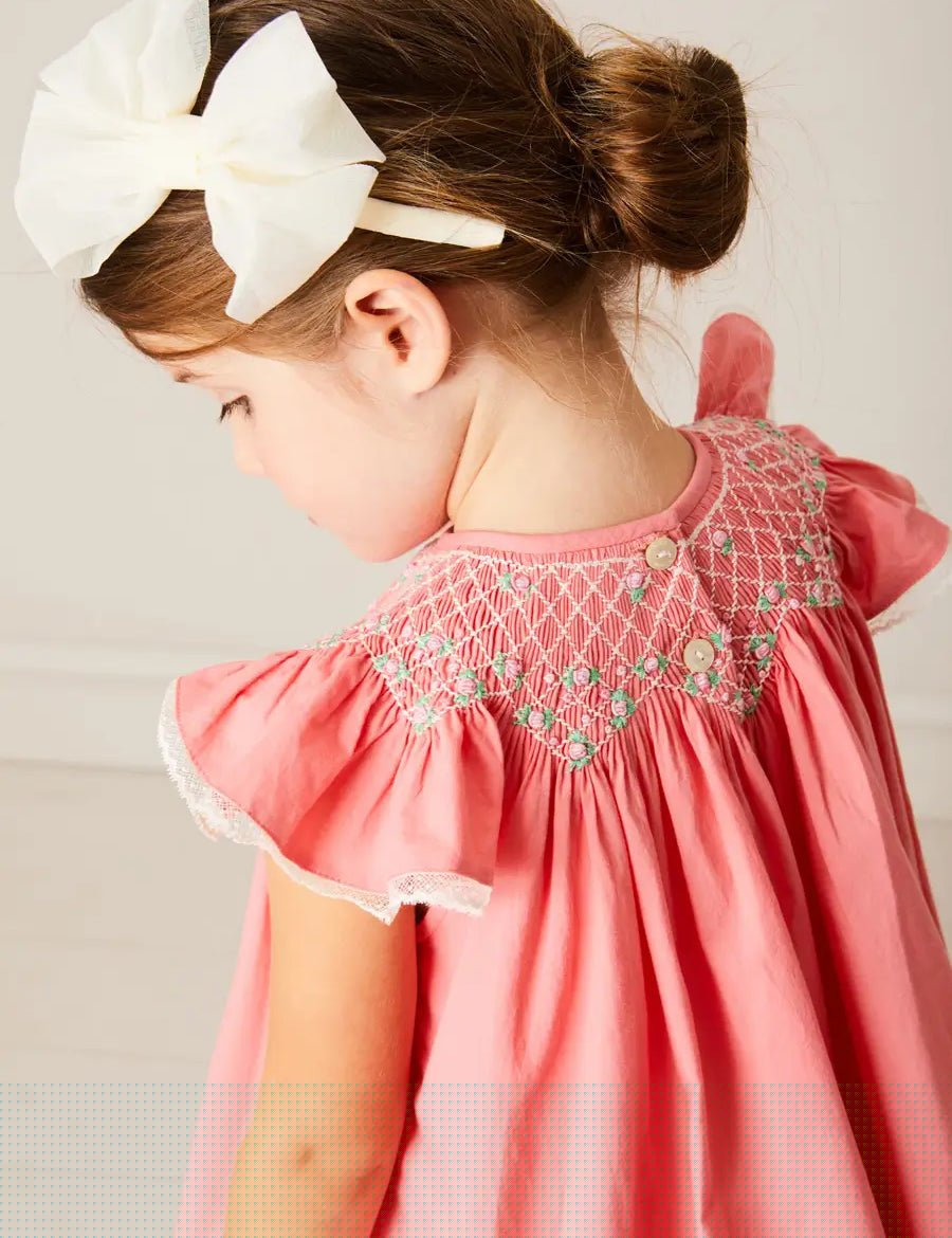 Traditional Big Bow Tulle Hairband in Ivory Hair Accessories from Pepa London