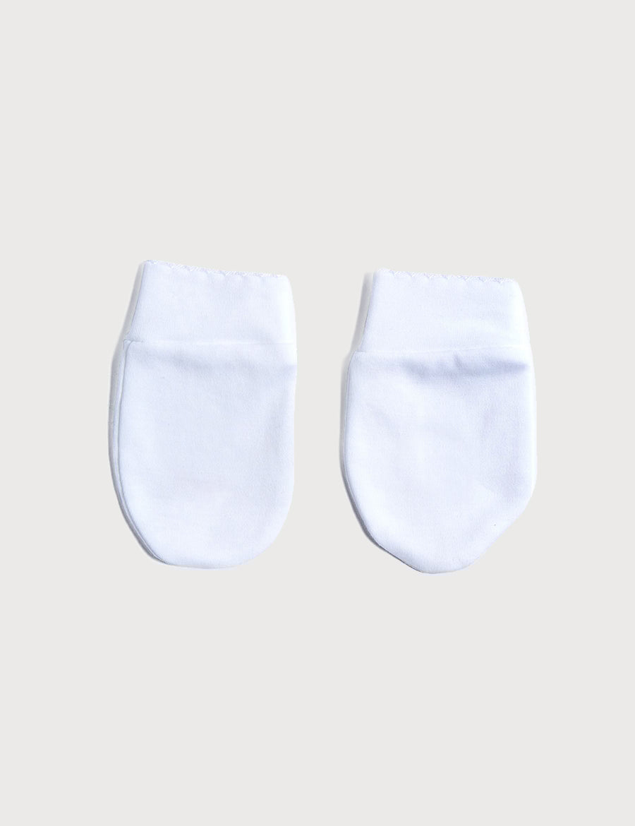 Newborn Mittens with Rocking Horse Embroidery Pink (1-3mths) Accessories  from Pepa London