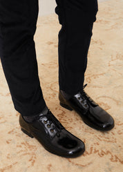Smart Velvet Trousers In Black (4-10yrs) TROUSERS  from Pepa London